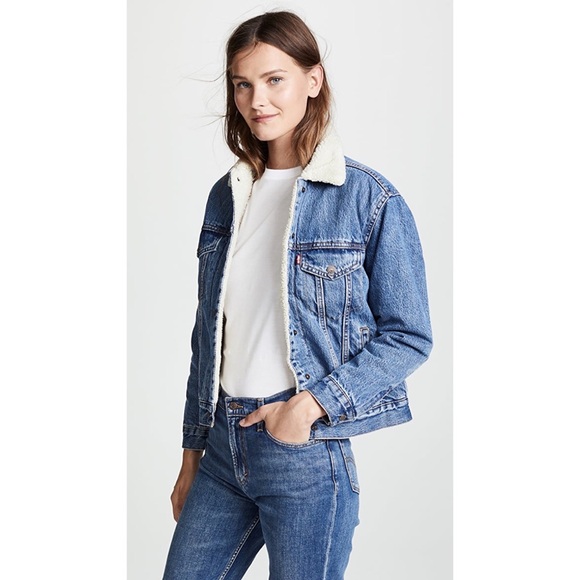 Levi's Jackets & Blazers - Levi’s•Ex-Boyfriend Sherpa Trucker Jacket